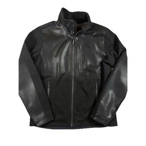 The North‎ Face Revolution Denali Jacket Women Med Black Full Zip Outdoor Core
